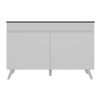 Balcão Cozinha Gabinete Pia 120 cm 2 Portas Veneza Multimóveis MP3738
