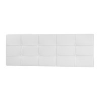Cabeceira Painel Solteiro 0,90m Roma Corano Branco - Pallazio