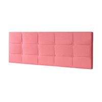 Cabeceira Painel Casal 1,40m Roma Suede Rosa - Pallazio