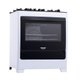 Fogão Supreme Glass 5 Bocas com Mesa de Vidro Dako Branco