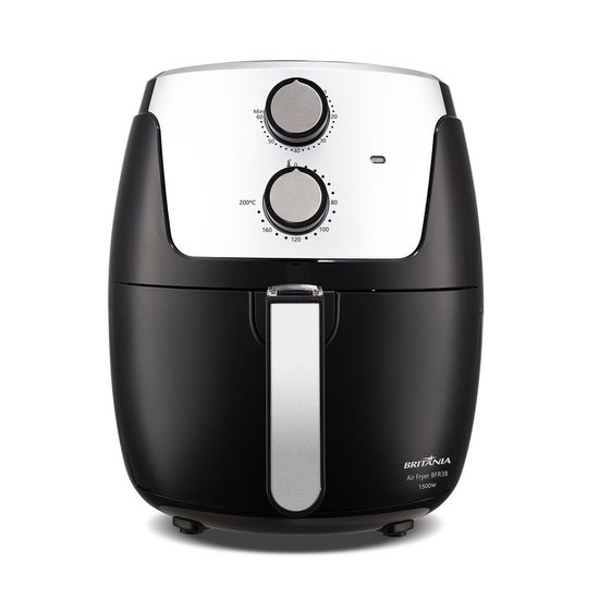 Fritadeira Air Fryer Britânia 4,2L 1500W BFR38 Dura Mais Preto