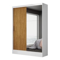 Guarda Roupa Belém 2 Portas e 2 Gavetas Plus Carioca Moveis Branco/Cinamomo