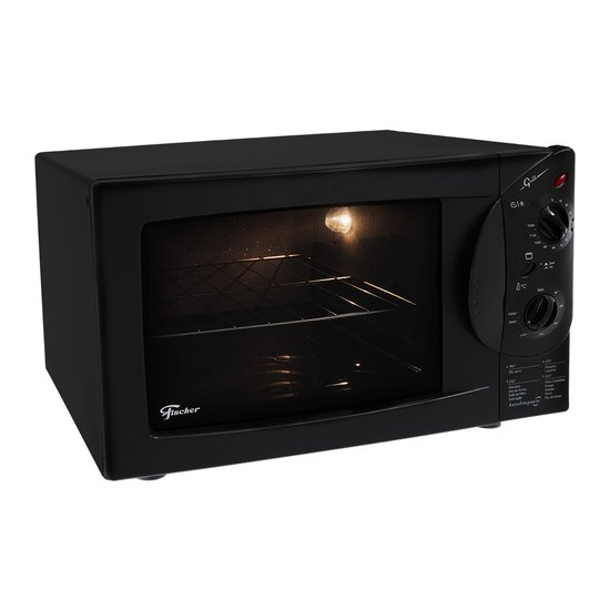 Forno Elétrico de Bancada Fischer Grill 44L Preto 220V