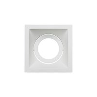 Spot De Embutir Recuado Stella Square Par 20 E27 Quadrado Bivolt Branco