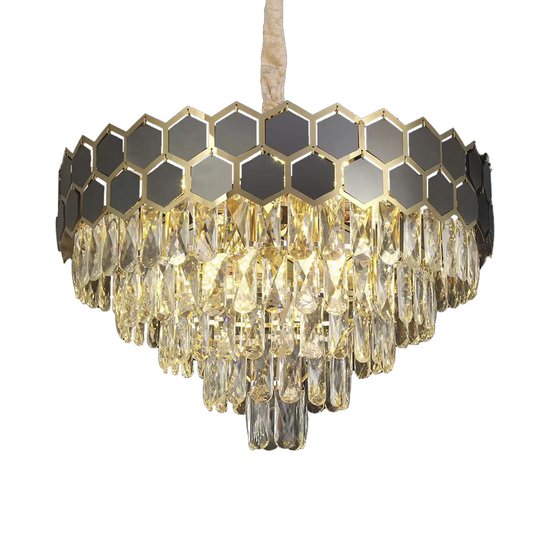Lustre Pendente Nitrolux LTR-017 Dourado E14 Bivolt
