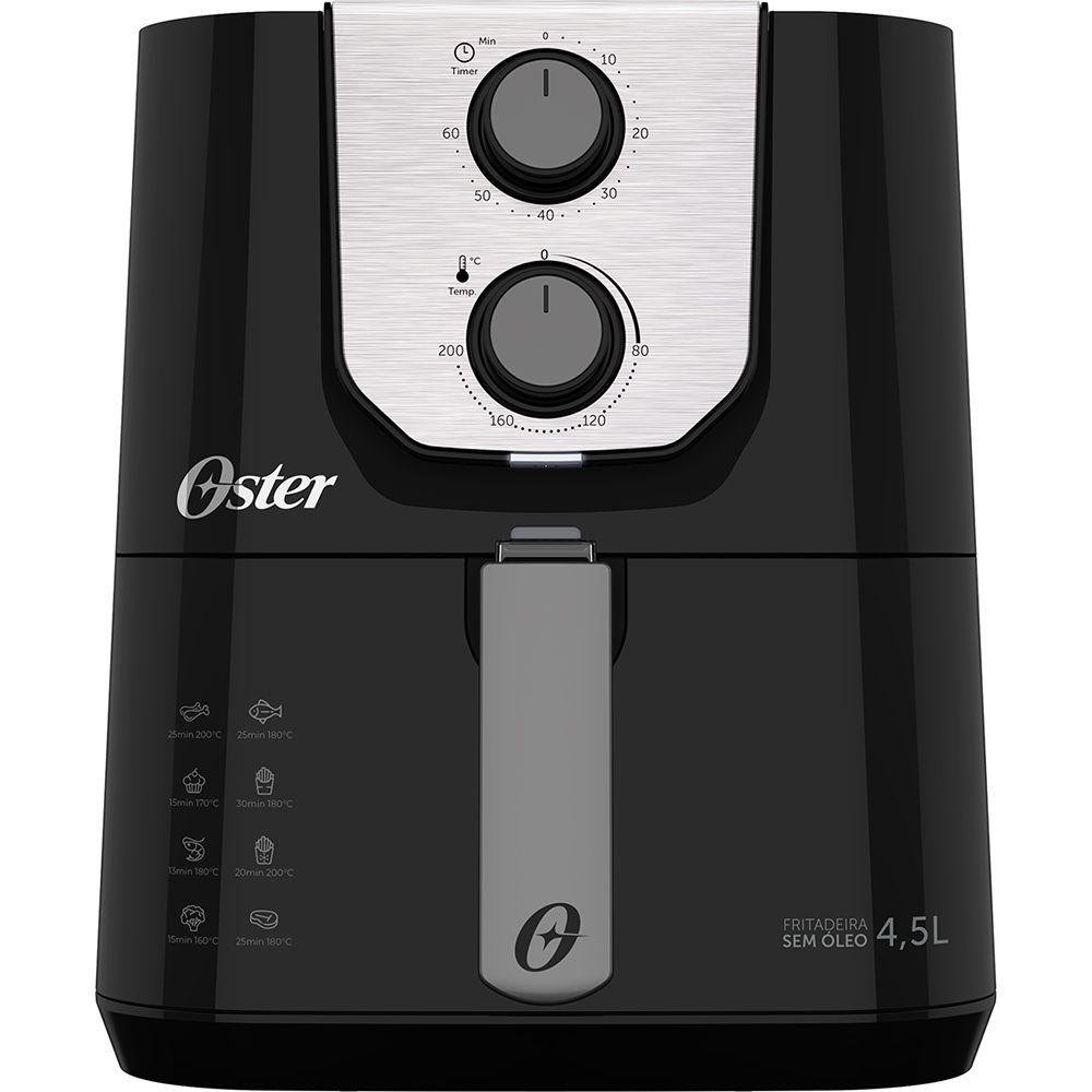 Fritadeira Elétrica Sem Óleo Oster Black Perform 4,5L OFRT510