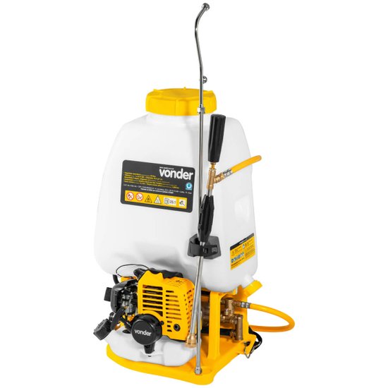 Máquina de Pulverizar Costal Agrícola A Gasolina Vonder 25L Pulverizador Motorizado