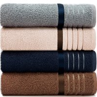 Jogo Toalhas 4 Peças Banho Algodão Fio Open End Otto Karsten - Emcompre