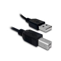 Cabo USB para Impressora GV Brasil, Versão 2.0, 1.8m, Com Filtro, Preto - CBU.085