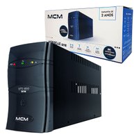 Nobreak MCM 1200VA, UPS 1200 ONE, Entrada Bivolt, Saída 115V, 6 Tomadas, 1x Bat. 12V/7Ah - UPS0272