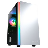 Gabinete Gamer Cougar Purity RGB White, 1 Fan ARGB, Lateral em Vidro, Branco - 385PC40.0002