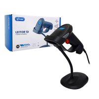 Leitor de Código de Barras KNUP, 1D, C/ Suporte - KP-1017A+
