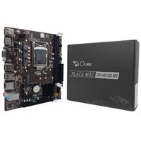 Placa Mãe Duex DX H61ZG M2, Intel 2ª/3ª Geração, DDR3, Slot M.2, Rede Gigabit, Micro ATX, LGA1155