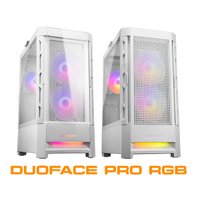 Gabinete Gamer Cougar Duoface RGB, Mid Tower, Vidro Temperado, Branco - 385ZD10.0003