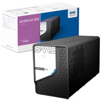 Nobreak 800VA SMS Tech, Entrada Bivolt Automático, Saída 220V, 6 Tomadas - 29303