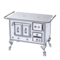 Fogao a Lenha N 1 Sec Chapa de Aluminio Branco Buque Sem Tampa Se
