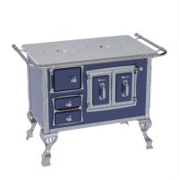 Fogao a Lenha N 1 Sec Chapa de Aluminio Azul Sem Tampa Sd