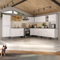 Armário de Cozinha Completa Modulada 11 Pçs Siena Multimóveis MP2241