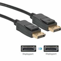 Cabo Displayport 4k Blindado Macho X Macho 1,8m 1.1 e 1.2