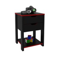 Gaveteiro Gamer Multimóveis VCR25058 Preto/Vermelho
