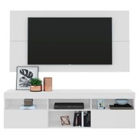 Rack C/ Painel Para TV até 65" Flórida Multimóveis  Branco