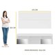 Rack C/ Painel Para TV até 65" e Espelho Flórida Multimóveis Branco