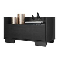Mesa de Cabeceira 80cm Multimóveis V4001 Preto
