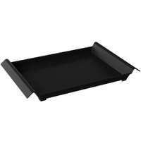 Bandeja Plástica Grande Servir Self Service 45x29cm Restaurante Fast Food Cozy Coza Preto