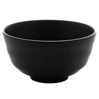 Bowl de Melamina Tóquio Preto 11,5x6cm Servir Ceviche e Shimeji Pote Redondo Lyor Preto