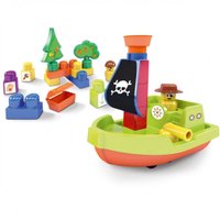 Brinquedos Educativos De Montar Para Crianças Ilha do Pirata Colorido