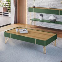 Mesa De Centro HB Cadenza - Verde Pistache/Freijo