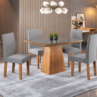 Conjunto Mesa Vieiro Viena Com 4 Cadeiras 10442-208247