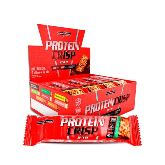 Protein Crisp Bar 12 und Integralmedica Doce Coco