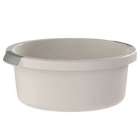 Bacia Flow 5L Bege Ou com Pega Ergonômica e Gradação de Litros Lavanderia Limpeza