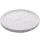 Bandeja Decorativa de Mármore Terrazzo 30cm Redonda Lyor Decoração Casa Banheiro Sala