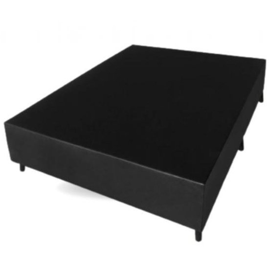Base Box para Colchão Casal Itaflex 1,38x1,88x0,39 - Preto