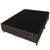 Base Box para Colchão Casal Itaflex 1,38x1,88x0,39 - Marrom/Preto