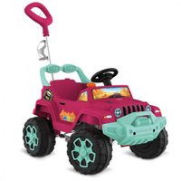 Carro Bandeirante Smart Banjipe Passeio E Pedal Pink