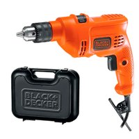 Furadeira de Impacto Black + Decker Com Maleta e Acessórios 3/8 (10mm) 560W 220V Laranja - TM500KB9B2