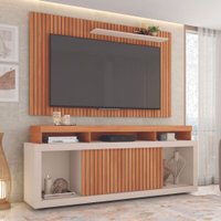 Rack New Oscar Com Painel 1,8 Metros Caemmun Buruti/Fendi - 80015000135-139 Freijo/Off White