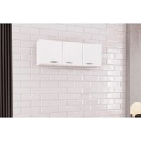 Armário Aéreo Poquema 3 Portas 1,20 Branco