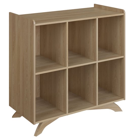 Estante Infantil 6 Nichos Linha Affetto Aveiro OAK