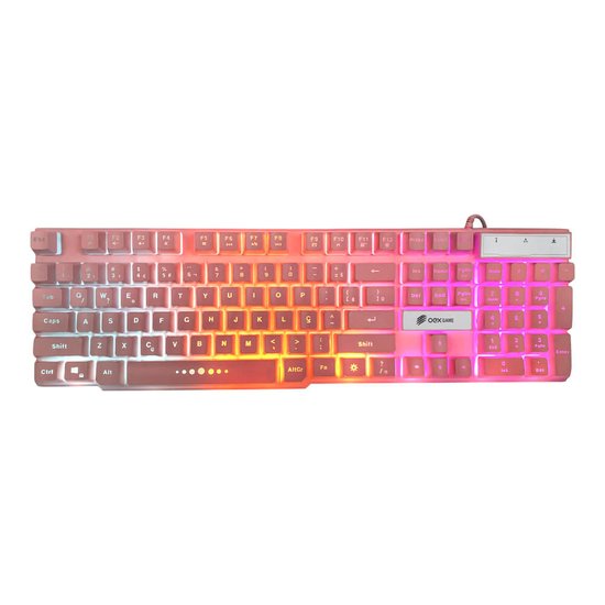 Teclado Gamer Force-X TC201 Rosa OEX