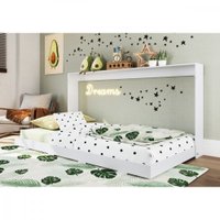 Cama Articulável Horizontal Para Solteiro Phoenix Art In Moveis Branco