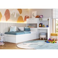 Cama Box Solteiro Articulavel Estacão Istambul Art In Moveis Branco