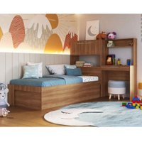 Cama Box Solteiro Articulavel Estacão Istambul Art In Moveis Nogal