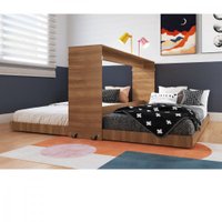 Cama Dupla Articulável Horizontal Solteiro Phoenix Art In Moveis Nogal