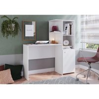 Escrivaninha Capri  1 Porta Para Estudo Art In Moveis Branco