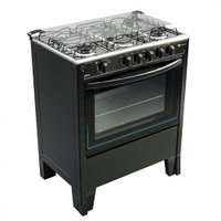 Fogao 5 Bocas Fenix Plus De Piso Preto