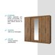 Guarda Roupa Casal 8 Portas 4 Gavetas Espelho 1096 Carraro - Native